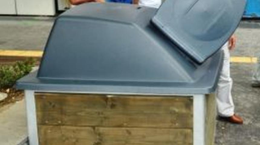 İzmit&rsquo;te &Ccedil;&ouml;p Konteynerleri Yeraltına İniyor