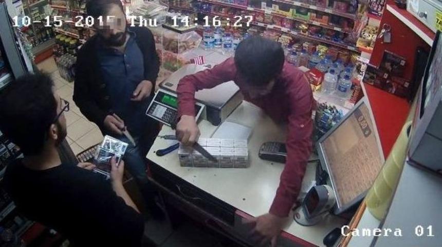 Bı&ccedil;aklı B&uuml;fe Soygunu G&uuml;venlik Kamerasında