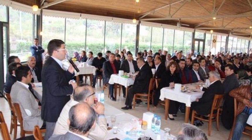 Ak Parti Adayları Yılmaz Tun&ccedil; Ve Ahmet Bensiz Memur-sen Toplantısına Katıldı