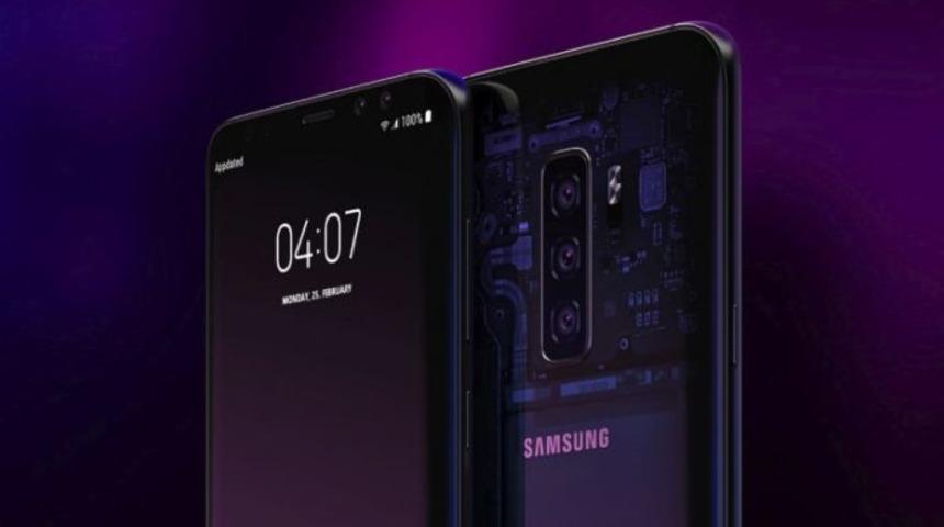 Galaxy S10 sensor delikleriyle geliyor