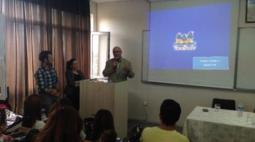 Hasan Subaşı Elmalı Myo &Ouml;ğrencileriyle Buluştu