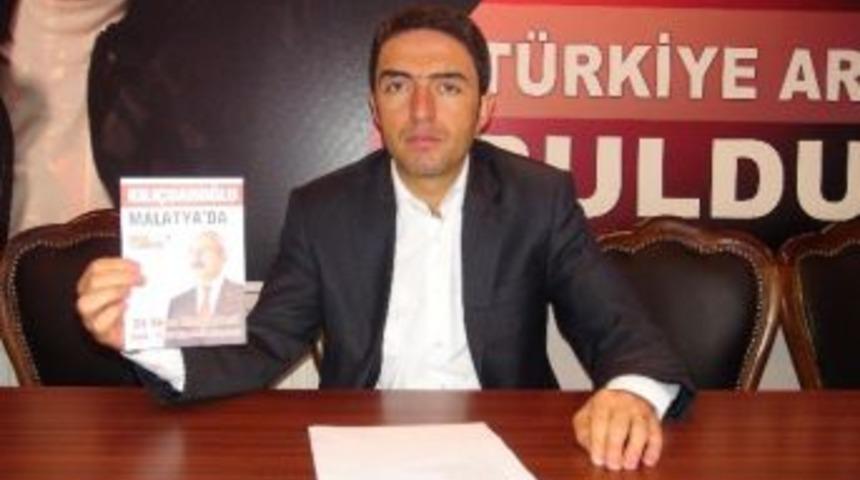 Chp Lideri Kılı&ccedil;daroğlu Malatya&rsquo;ya Geliyor