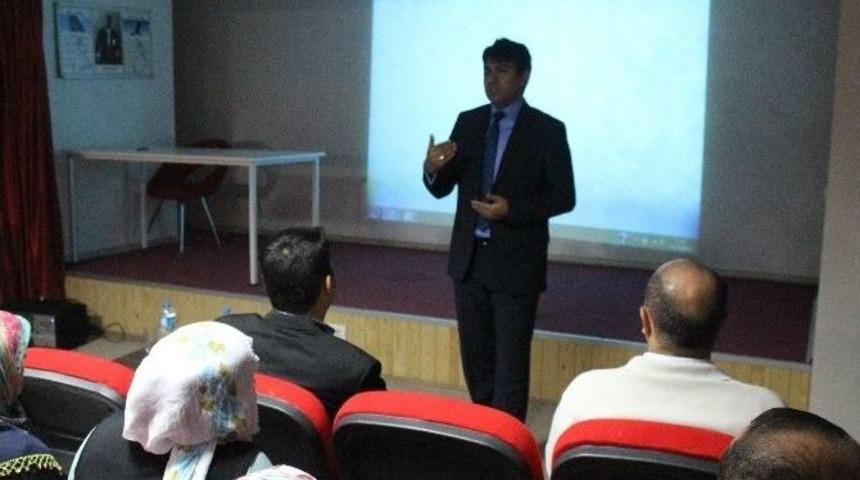 Aladağ&rsquo;da Velilere Eğitim Bilişim Ağı Projesi Eğitimi