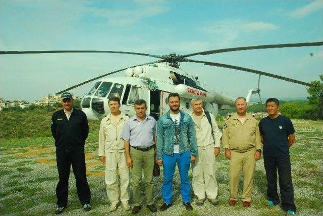 65 Yangına Müdahale Eden Yangın Helikopteri Görevini Tamamladı