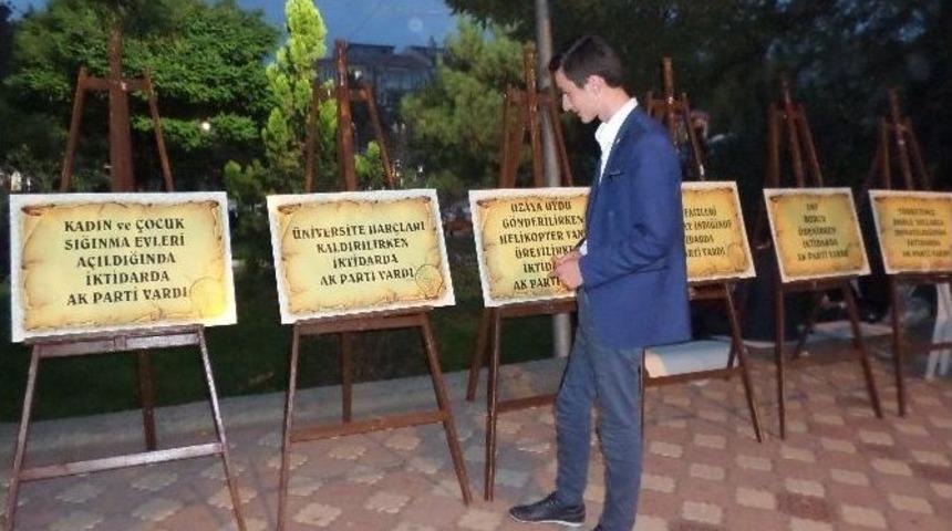 Ak Parti&rsquo;li Gen&ccedil;lerden Hizmet Tanıtım Sergisi