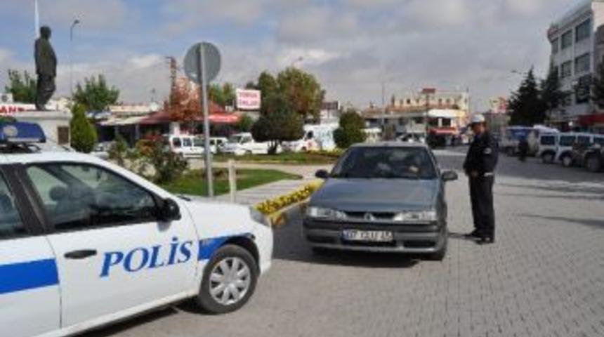 Korkuteli&rsquo;de Polis Trafik Uygulaması Yaptı