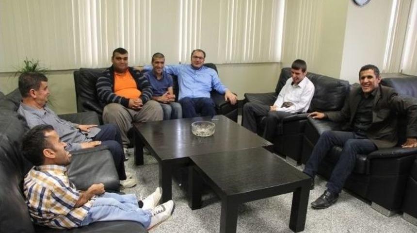 Habur M&uuml;lki İdare Amiri Engelli Vatandaşları Ağırladı