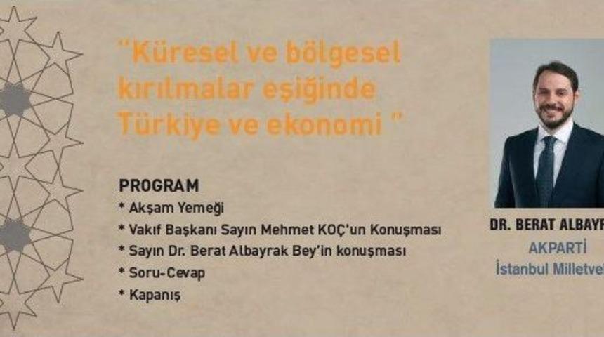 Giv Girişimci Buluşmaları&rsquo;nın 2015 Ekim Konuğu, Ak Parti&rsquo;li Dr. Berat Albayrak Olacak