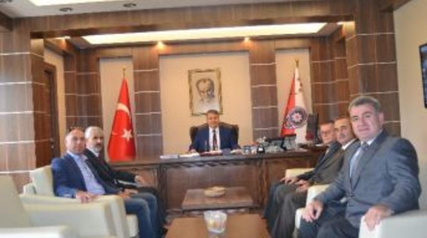 Mhp&rsquo;den İl Emniyet M&uuml;d&uuml;r&uuml; Şahin&rsquo;e Destek Ve Taziye Ziyareti