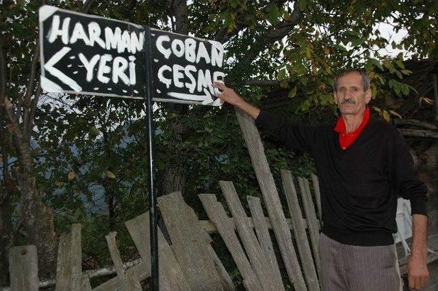 Yön Tabelaları Olmayınca Çareyi Kendileri Buldu