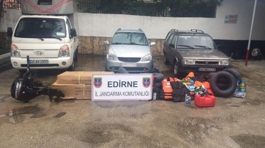 Enez&rsquo;de 7 Ka&ccedil;ak G&ouml;&ccedil;men Ve 3 Organizat&ouml;r Yakalandı