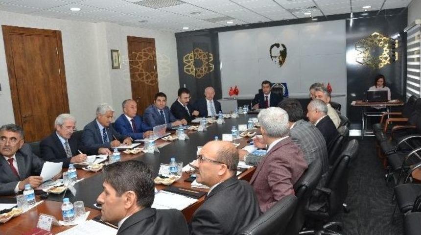 Aylık Takip Ve Koordinasyon Toplantısı Vali D&uuml;zg&uuml;n Başkanlığında Ger&ccedil;ekleştirildi