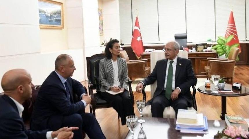 Chp Genel Başkanı Kılı&ccedil;daroğlu, Pes Heyeti İle G&ouml;r&uuml;şt&uuml;