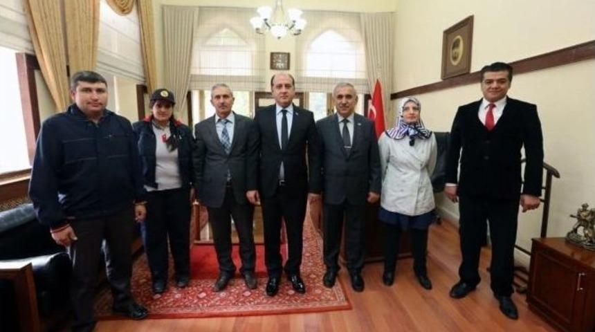 Ptt&rsquo;den Vali &Ccedil;omaktekin&rsquo;e 175. Yıl Ziyareti