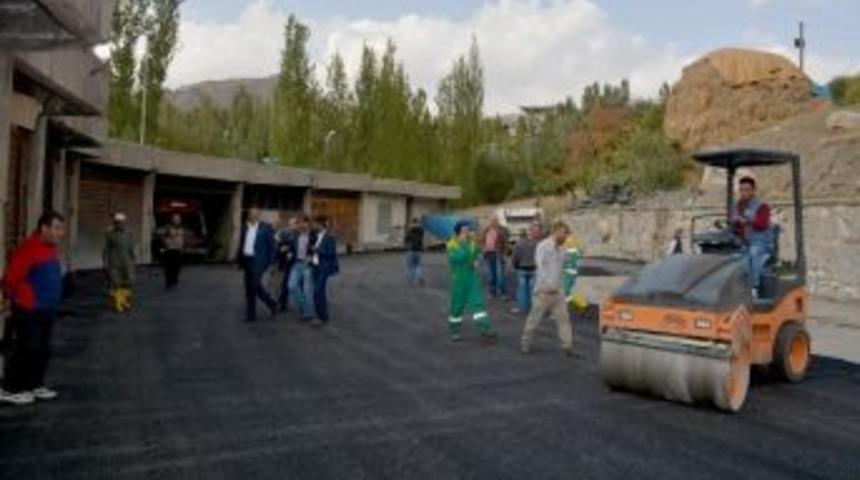 Temizlik Garajında Yenileme &Ccedil;alışması