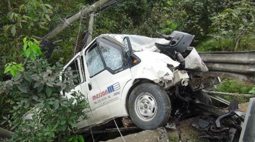 Giresun&rsquo;da Trafik Kazası: 1 Yaralı