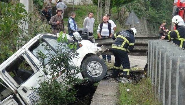 Giresun&rsquo;da Trafik Kazası: 1 Yaralı 1