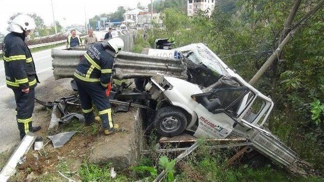 Giresun&rsquo;da Trafik Kazası: 1 Yaralı 2