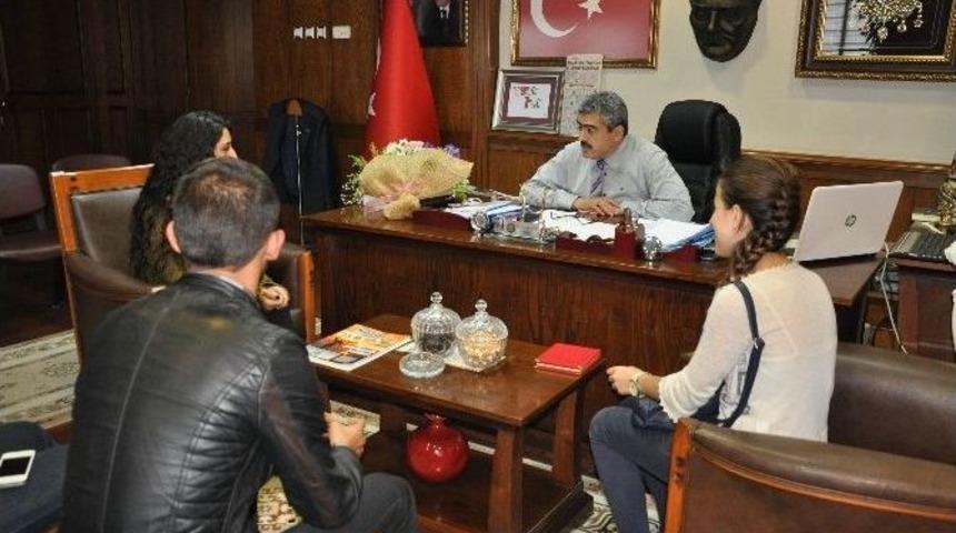 Tgb&rsquo;li Gen&ccedil;lerden Başkan Alıcık&rsquo;a Teşekk&uuml;r Ziyareti