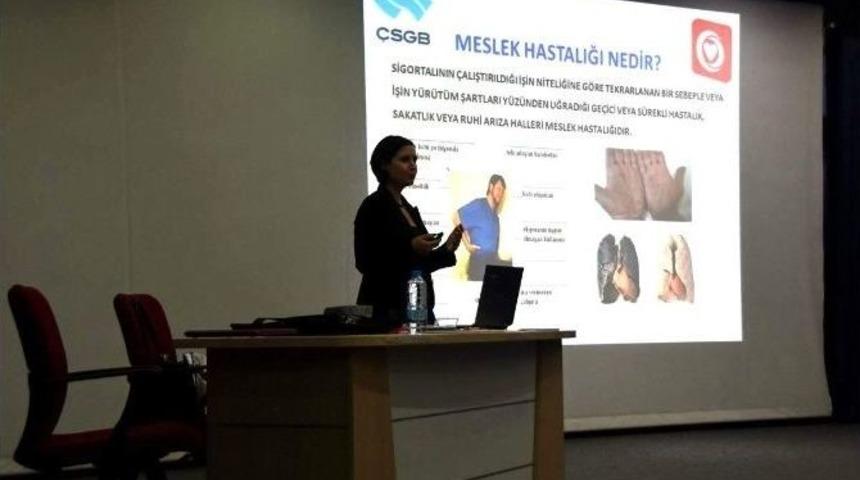 Aliağa Belediyesi&rsquo;nden Personellerine İş Sağlığı Ve G&uuml;venliği Eğitimi