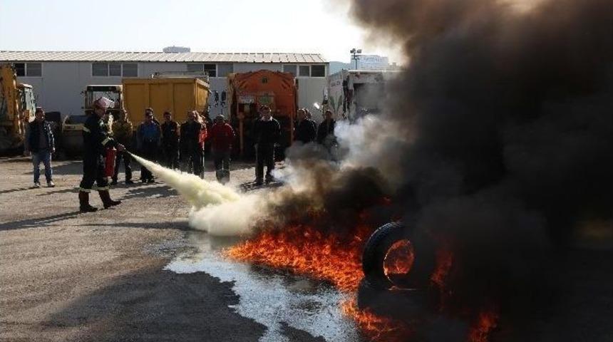 Yenimahalle Belediyesinden Yangın Tatbikatı