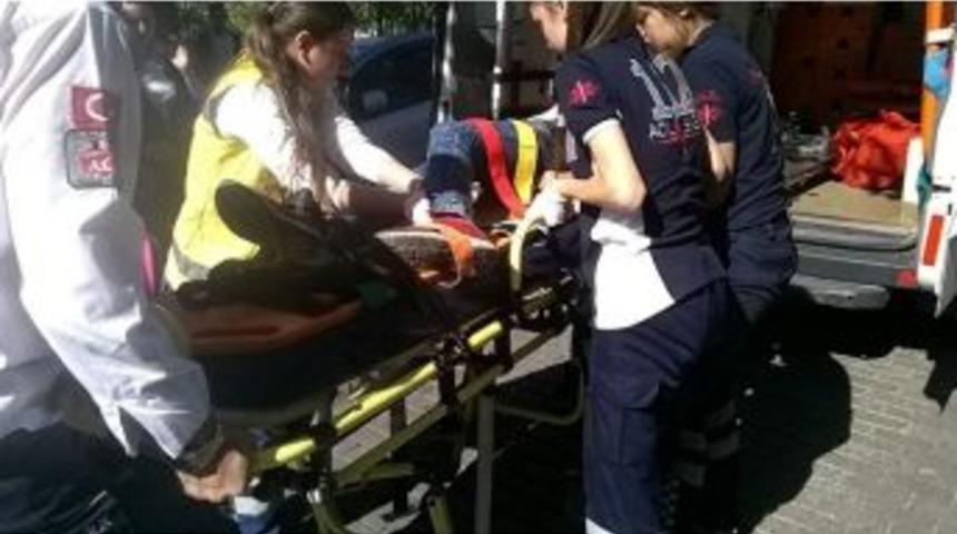 Efeler&rsquo;de Trafik Kazası: 1 Yaralı