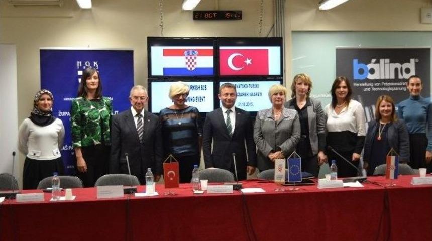 &Ccedil;tso Heyeti, Hırvatistan&rsquo;da İş Adamları İle Buluştu