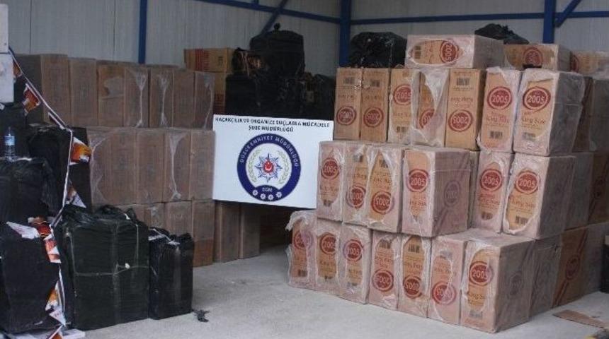 S&uuml;nger Kamyonundan Ka&ccedil;ak &Ccedil;ay Ve Sigara &Ccedil;ıktı