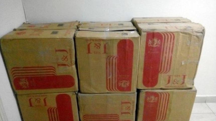 Afyonkarahisar&rsquo;da Polisten Ka&ccedil;ak Sigara Operasyonu