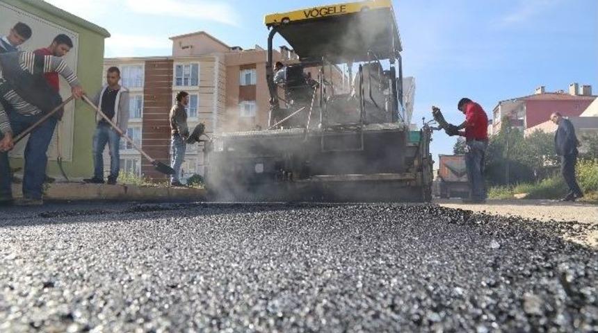Kırklareli&rsquo;de 8 Bin Tonluk Sıcak Asfalt &Ccedil;alışması Başladı