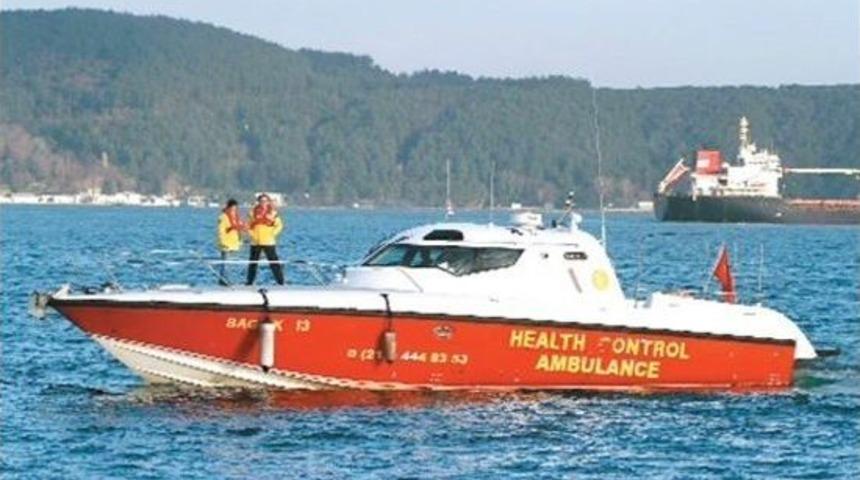 Deniz Ambulansında Doğum Yaptı