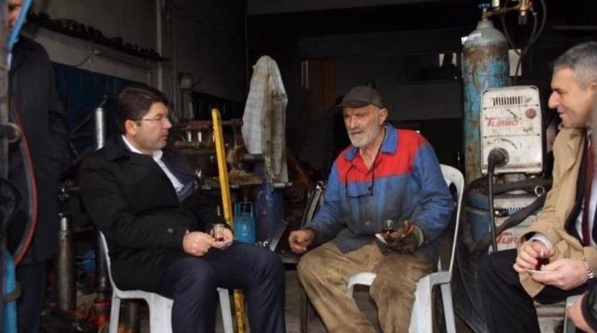 Ak Parti Milletvekili Adayı Tun&ccedil; Sanayi Sitesinde