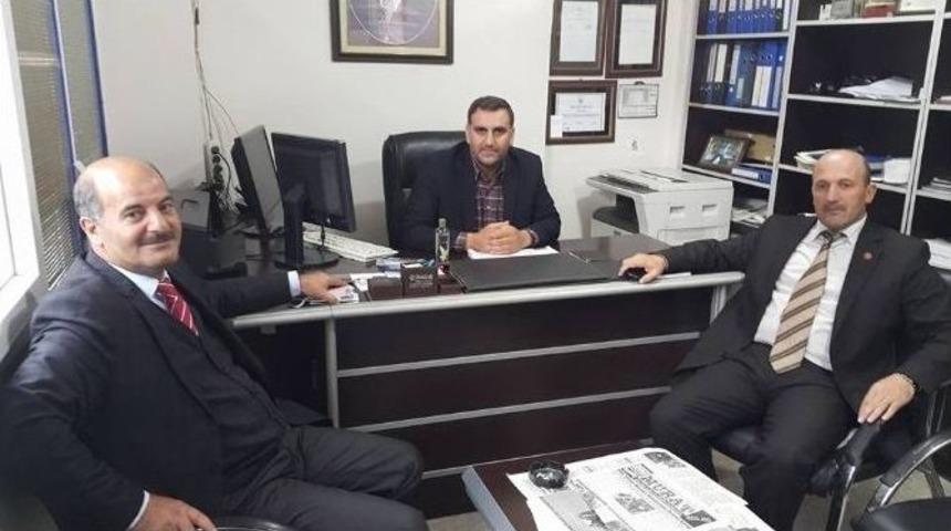 Ak Partili Bulut&rsquo;tan Gazetecilere Ziyaret