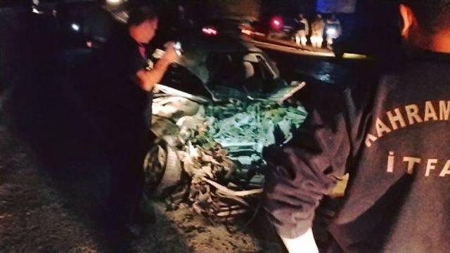 Kahramanmaraş’ta Trafik Kazası: 1 Ölü, 2 Yaralı