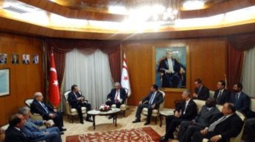 Iuc Başkanı Orhan Azizoğlu Ve Beraberindeki Heyet, Kıbrıs Protokol&uuml; İle G&ouml;r&uuml;şt&uuml;