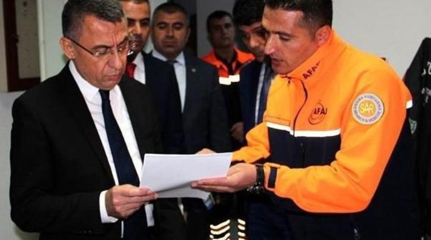 Afad Başkanı Dr. Oktay Van Afad&rsquo;ı Ziyaret Etti