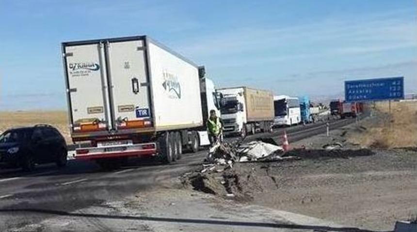 Kulu&rsquo;da Trafik Kazası: 3 Yaralı