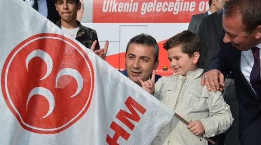 Mhp Tosya&rsquo;da A&ccedil;ık Alan Mitingi D&uuml;zenledi