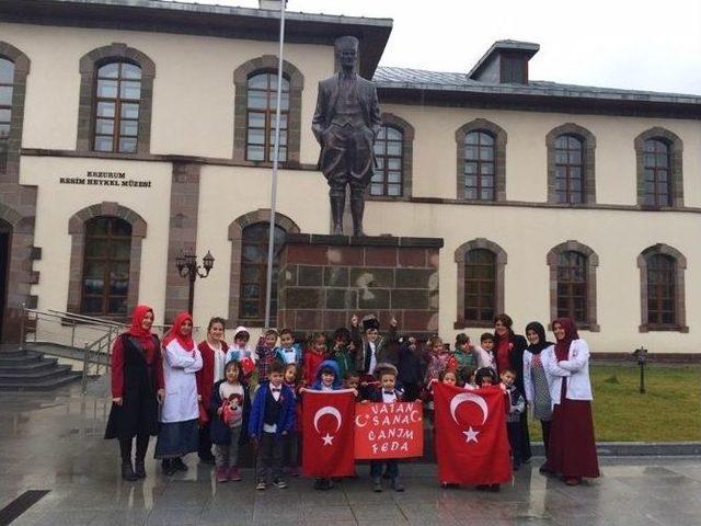 Minik Dadaşlar “önce Vatan!” Dediler