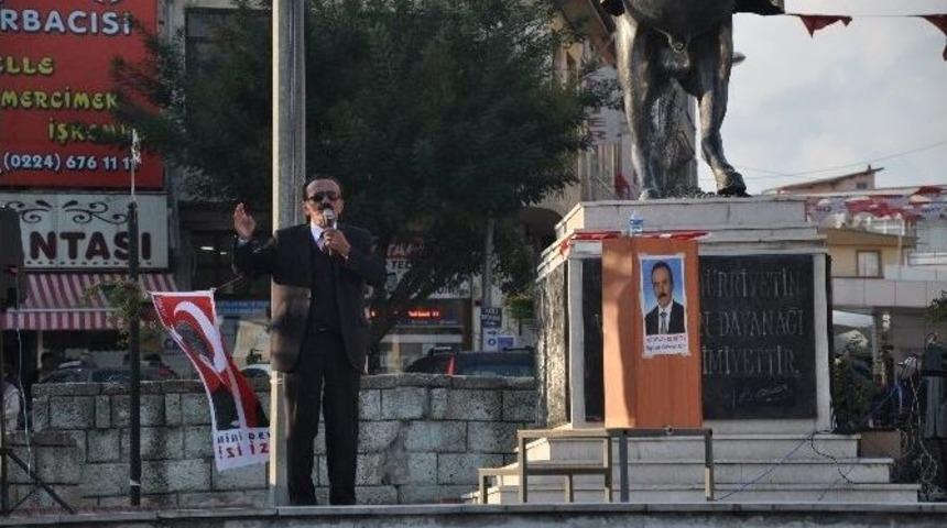 Bağımsız Aday Boş Meydana Seslendi