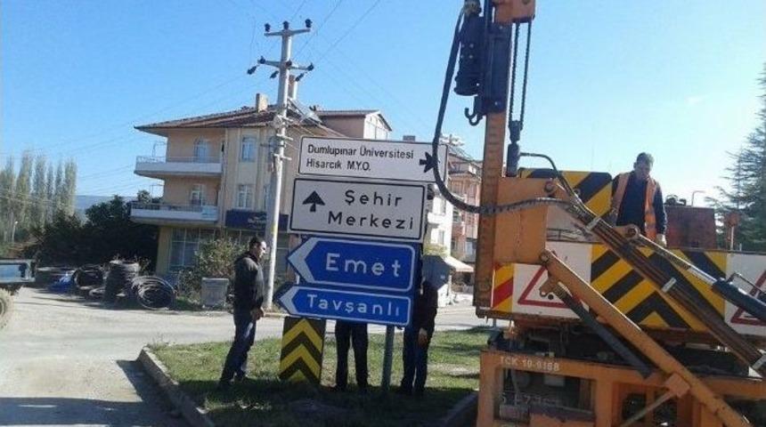 Hisarcık Myo İ&ccedil;in Y&ouml;n Levhaları