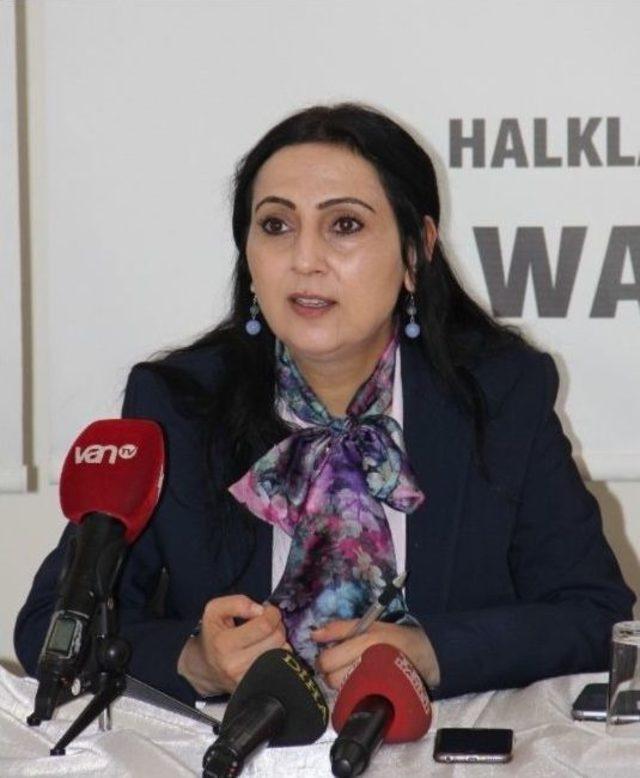 Hdp Eş Genel Başkanı Yüksekdağ Van’da