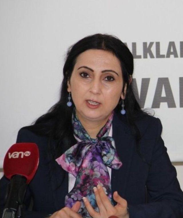 Hdp Eş Genel Başkanı Yüksekdağ Van’da