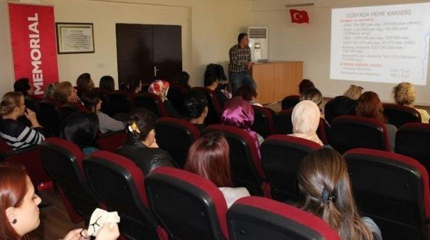Memorıal Dsi &Ccedil;alışanlarını Meme Kanseri Konusunda Bilgilendirdi
