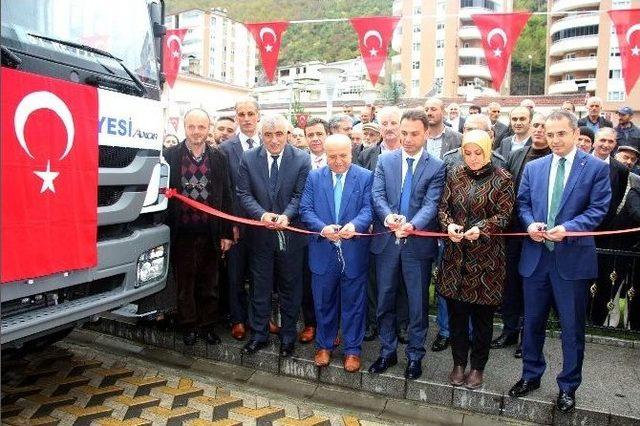 Maçka Belediyesi 34 Yeni Aracını Hizmete Soktu