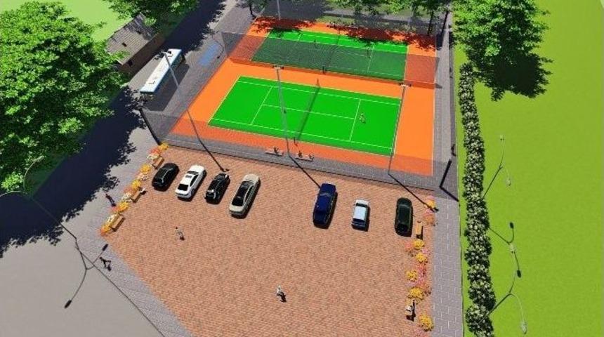 B&uuml;y&uuml;kşehir&rsquo;den Dalaman&rsquo;a Tenis Kortu