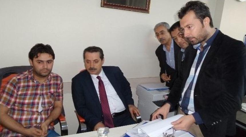 Faruk &Ccedil;elık, Se&ccedil;im Koordinasyon Merkezini Ziyaret Etti