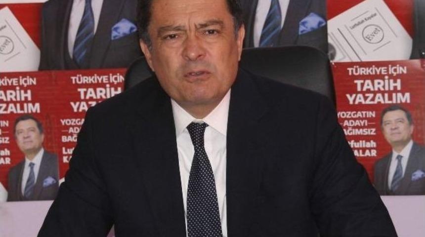 Yozgat Bağımsız Milletvekili Adayı L&uuml;tfullah Kayalar: