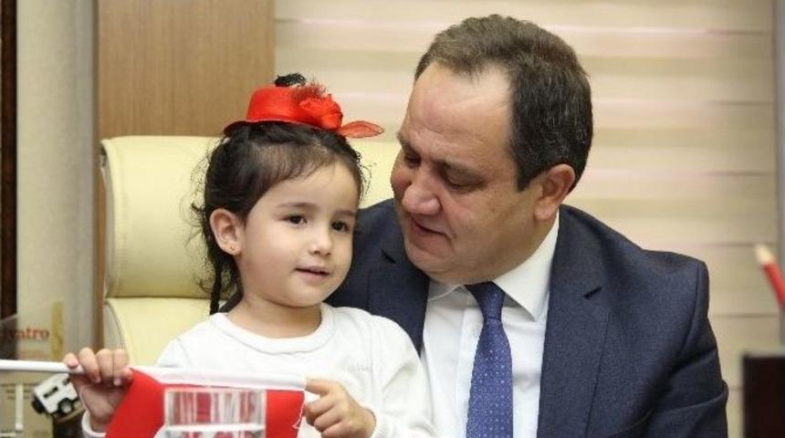 Kreş &Ouml;ğrencilerinden Giresun Belediyesi&rsquo;ne Cumhuriyet Bayramı Ziyareti