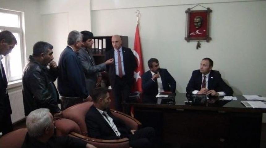 Mhp&rsquo;li Şinasi Kazancıoğlu, K&ouml;y Korucuları Dayanışma Derneği&rsquo;ni Ziyaret Etti